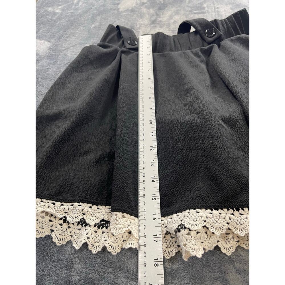 Midnight Hour Womens Large Mushroom Patch Goth Whimsigoth Suspender Skirt Pocket - Picture 7 of 8
